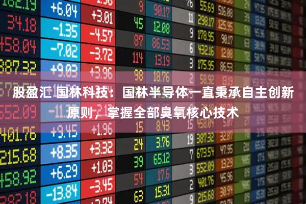股盈汇 国林科技：国林半导体一直秉承自主创新原则，掌握全部臭氧核心技术